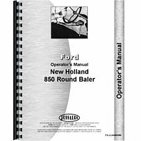 AFTERMARKET Fits New Holland 850 Baler Operators Manual RAP71423